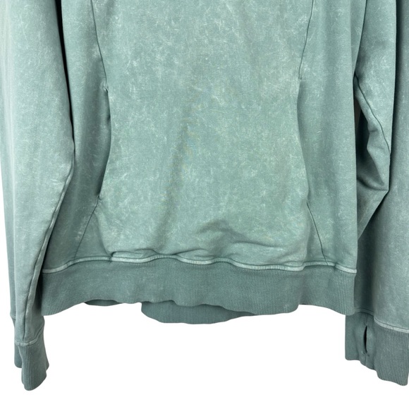 LULULEMON Scuba Pullover *Wash in Washed Tidewater Teal Hoodie Green 8 W3CODS - Picture 5 of 13